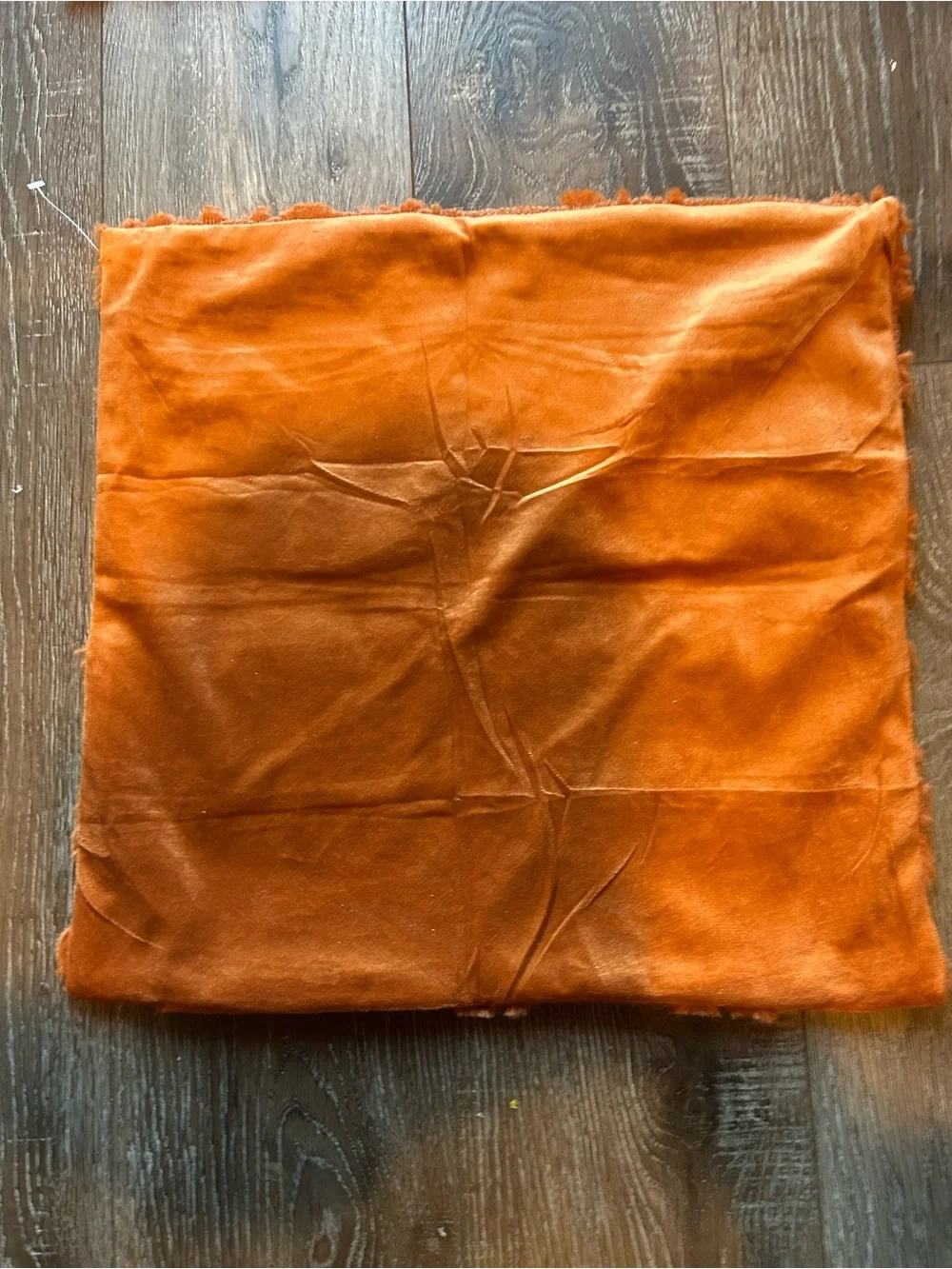 Fall Rust Pumpkin Textured Pillow Covers 18x18 Set of 2